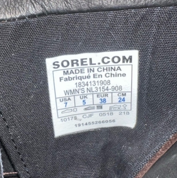 Sorel “Phoenix” Lace-Up and Zippered Ankle Combat Boots, EUC, Size 7 - Picture 2 of 2